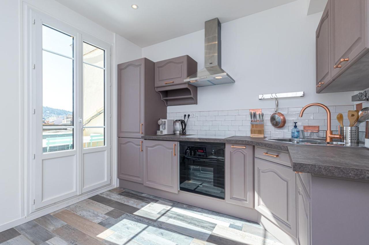Squared Head-Apartment With Terrace In Nice Buitenkant foto