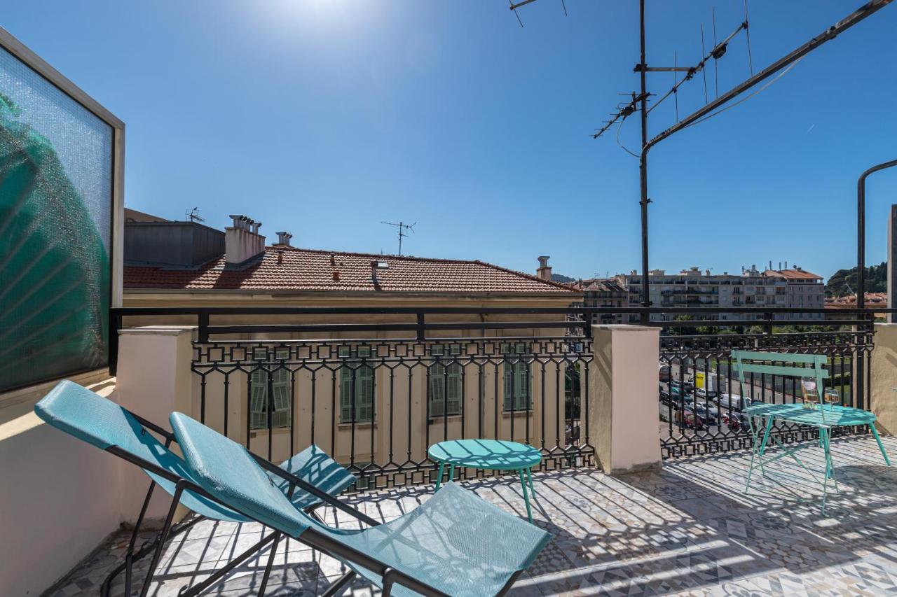 Squared Head-Apartment With Terrace In Nice Buitenkant foto